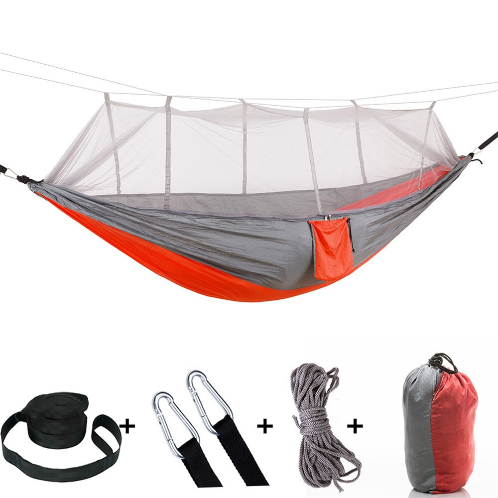 Cheap Goat Tents Parachute Fabric Portable Outdoor Camping Hammock with Mosquito Net  Hanging Swing Sleeping Bed Tree Tent   